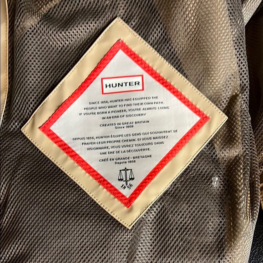 Hunter Women's Tan Hooded Jacket Size XL - Picture 5 of 6